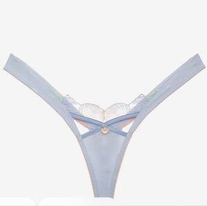 For Love And Lemons High Tide Seashell Thong Panty NWT.